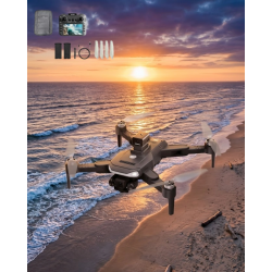 Mey İthalat® Akıllı Takip Özellikli 4K Drone Katlanabilir Tasarım Uzaktan Kontrollü Profesyonel Çekim Dronu