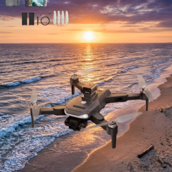 Mey İthalat® Akıllı Takip Özellikli 4K Drone Katlanabilir Tasarım Uzaktan Kontrollü Profesyonel Çekim Dronu