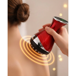 Mey İthalat® Akıllı Vakumlu Masaj Aleti Isı ve Titreşim Destekli Kupa Terapi Cihazı