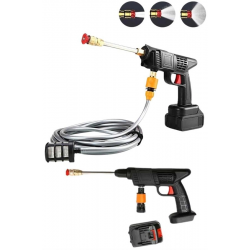 Mey İthalat® Akülü Oto Araç Yıkama Yüksek Basınçlı Araba Yıkama Makinesi Şarjlı