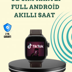 Mey İthalat® AMOLED Ekranlı Akıllı Saat WhatsApp TikTok YouTube