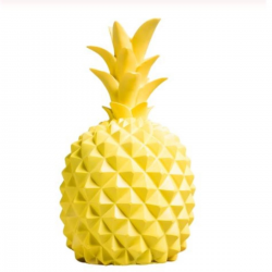Mey İthalat®  Ananas Şeklinde Desenli Büyük Boy Pilli Masa ve Gece ası