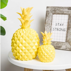 Mey İthalat®  Ananas Şeklinde Desenli Büyük Boy Pilli Masa ve Gece ası