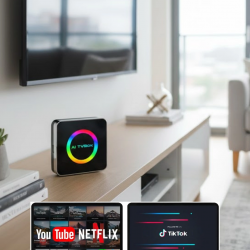 Mey İthalat® Android Auto CarPlay Kablosuz Bağlantı Sağlayan Araç Adaptörü