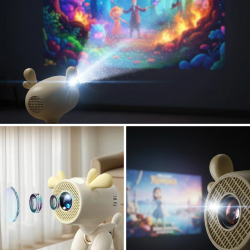 Mey İthalat® Android Sistemli 4K Projeksiyon 36W Dolby Sesli