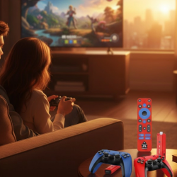 Mey İthalat® Android TV Game Stick 10K HD 3D Oyun Destekli 64GB Konsol