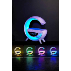 Mey İthalat® Android Uyumlu Akıllı Bluetooth Hoparlör Kablosuz Şarj Cihazı Standı