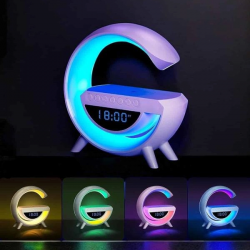 Mey İthalat® Android Uyumlu Akıllı Bluetooth Hoparlör Kablosuz Şarj Cihazı Standı