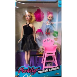 Mey İthalat® Anlily Bebek Manken Bebek Yemek Zamanı