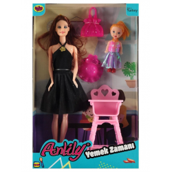 Mey İthalat® Anlily Bebek Manken Bebek Yemek Zamanı