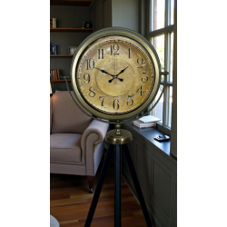 Mey İthalat® Antique Heritage Eskitme Tripod Ayaklı Saat