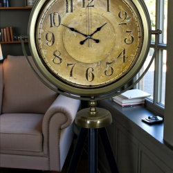 Mey İthalat® Antique Heritage Eskitme Tripod Ayaklı Saat