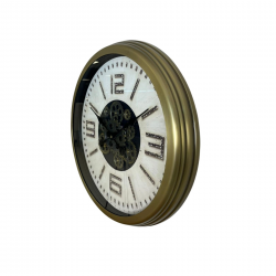 Mey İthalat® Antique Motion 60 Cm Çarklı Duvar Saati