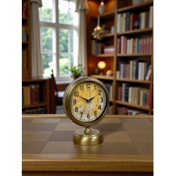 Mey İthalat® Antique Touch 25x20 Eskitme Metal Masa Saati