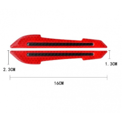 Mey İthalat® Araba Ayna Çarpma Koruyucu Renkli Reflektif Şerit
