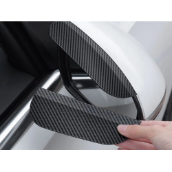 Mey İthalat® Araba Ayna Yağmur Koruyucu Siper Karbon Desenli