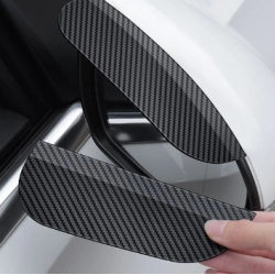 Mey İthalat® Araba Ayna Yağmur Koruyucu Siper Karbon Desenli