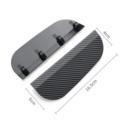 Mey İthalat® Araba Ayna Yağmur Koruyucu Siper Karbon Desenli