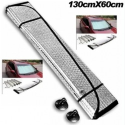 Mey İthalat® Araba Ön Cam Güneşliği 130*60 cm Parlak