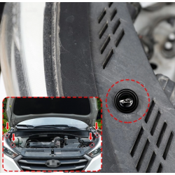 Mey İthalat® Araba Kapı Ses ve Darbe Emici Pad 10 Adet Siyah