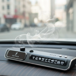 Mey İthalat® Araç Ön Cam Nemlendirici Telefon Numarası Gösterme Aparatı LED Işıklı