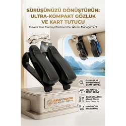 Mey İthalat® Araç Gözlük Tutucu Güneşliğe Uygun Mini 2 ADET 721257