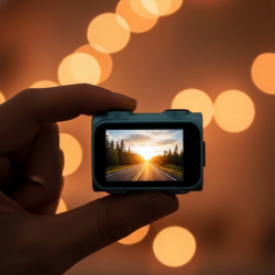 Mey İthalat® Araç Güvenlik Kamerası Öne Bakan Yol Kayıt Cihazı