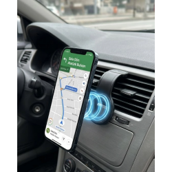 Mey İthalat® Araç İçi Manyetik Telefon Tutucu Alüminyum Gövdeli Navigasyon Standı