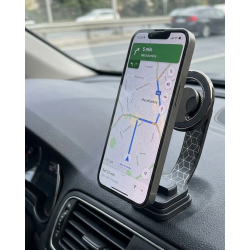 Mey İthalat® Araç İçi Manyetik Telefon Tutucu Katlanabilir Navigasyon Standı