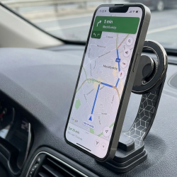 Mey İthalat® Araç İçi Manyetik Telefon Tutucu Katlanabilir Navigasyon Standı