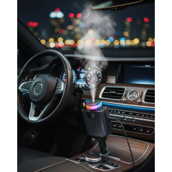 Mey İthalat® Araç İçi Nemlendirici Aromaterapi ve Hızlı Şarj Bir Arada