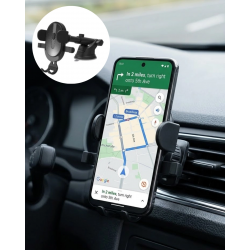Mey İthalat® Araç İçi Telefon Tutucu Havalandırma Izgara Telefon Standı