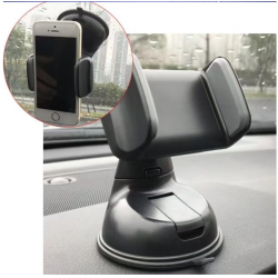 Mey İthalat® Araç İçi Torpido ve Cam Vakumlu Kısa Boy Telefon Tutucu