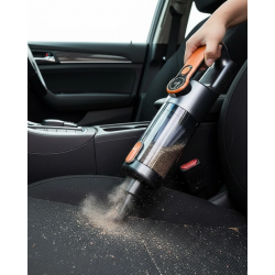 Mey İthalat® Araç İçi Uyumlu Şarjlı El Süpürgesi Dar Alan Temizlik Aparatlı