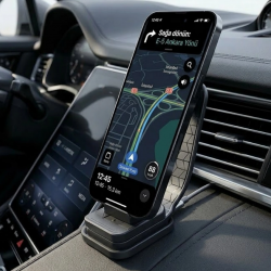 Mey İthalat® Araç Konsol Telefon Tutucu 360° Döner Katlanabilir Stand