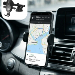 Mey İthalat® Araç Konsol Telefon Tutucu Ayarlanabilir Telefon Standı