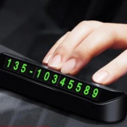 Mey İthalat® Araç Torpido Üstü Aç Kapa Fosforlu Numaratör