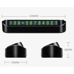 Mey İthalat® Araç Torpido Üstü Aç Kapa Fosforlu Numaratör