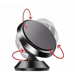 Mey İthalat® Araç Torpidosuna Yapışan Mıknatıslı Telefon Tutucu Siyah CM-308