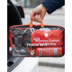 Mey İthalat® Araç Trafik Seti Muayene Uyumlu Yangın Söndürücü ve İlk Yardım Kiti