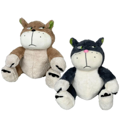 Mey İthalat® Asabi Sabri Kedi Orijinal Model Tombik Kızgın Kedi 33 cm