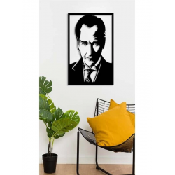 Mey İthalat® Atatürk Silüet Ahşap Duvar Tablosu