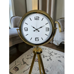 Mey İthalat® Aurora Gold Ayaklı Tripod Saat