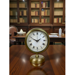 Mey İthalat® Aurum Retro 25x20 Eskitme Metal Masa Saati