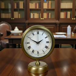 Mey İthalat® Aurum Retro 25x20 Eskitme Metal Masa Saati