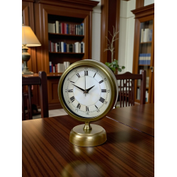 Mey İthalat® Aurum Retro 25x20 Eskitme Metal Masa Saati