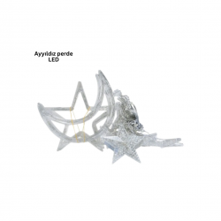 Mey İthalat® AY YILDIZ PERDE LED