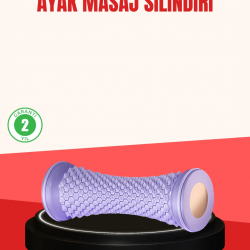 Mey İthalat® Ayak Masaj Silindiri Derin Doku Masajı Kirpi Topu Akupunktur Etkili