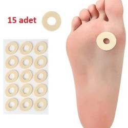 Mey İthalat® Ayak Nokta Pedi Sünger Yastık  15 li