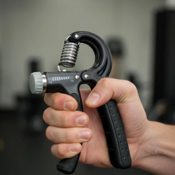 Mey İthalat® Ayarlanabilir El Yayı 5–60 Kg Sayaçlı Taşınabilir Güç Egzersiz Aleti